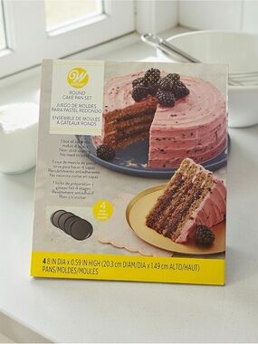 Wilton Round Cake Pan Set - makes 4 layered cake